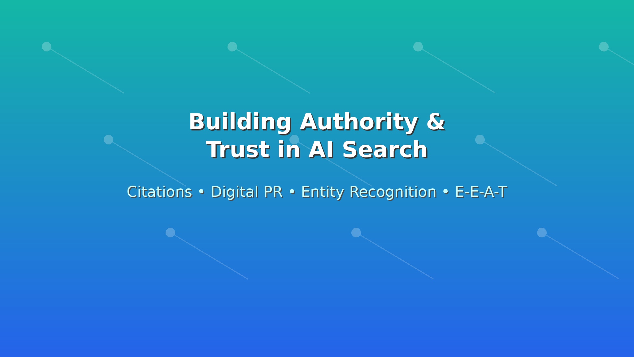 Building Authority and Trust in AI Search