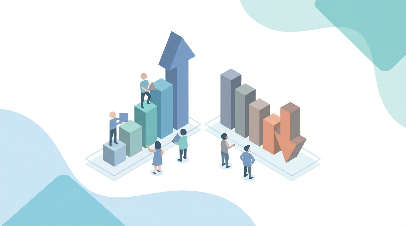 ChatGPT referral traffic growth visualization showing upward trend