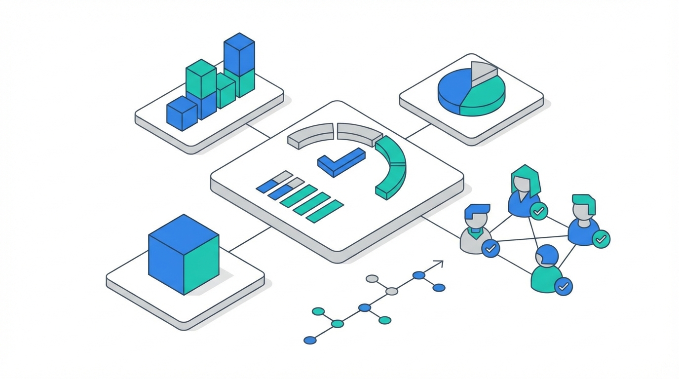 Dashboard showing brand trust and authority signals across channels