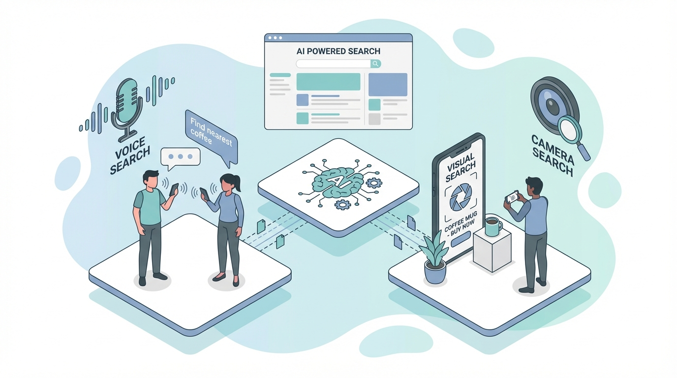 Voice and camera search changing how users interact with information