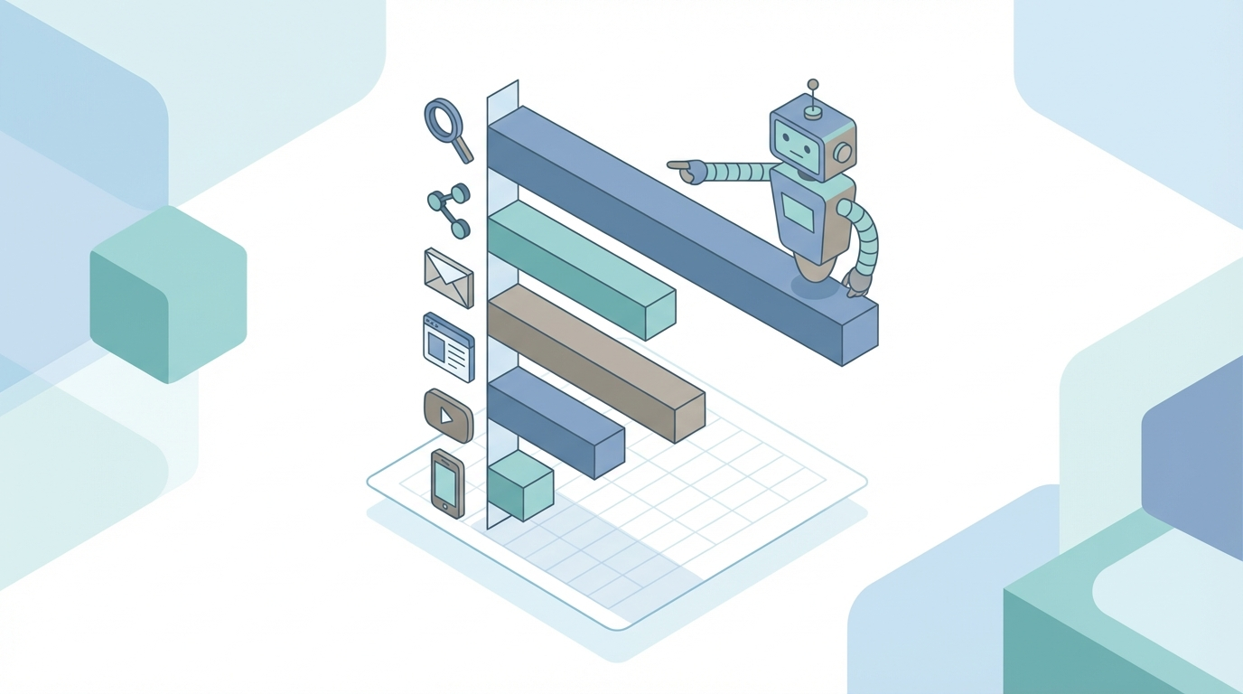 Chart showing LinkedIn citation dominance across AI platforms for B2B queries