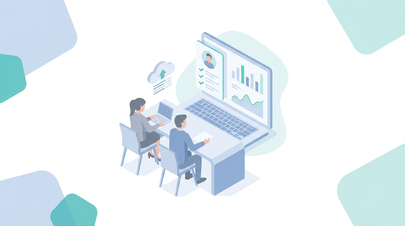 Marketing team reviewing LinkedIn AI citation strategy on laptop dashboard