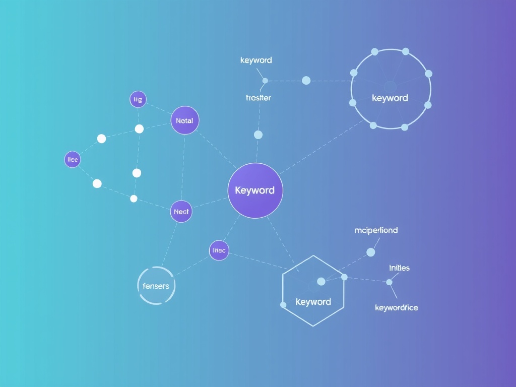 Keyword clusters and semantic relationships visualization