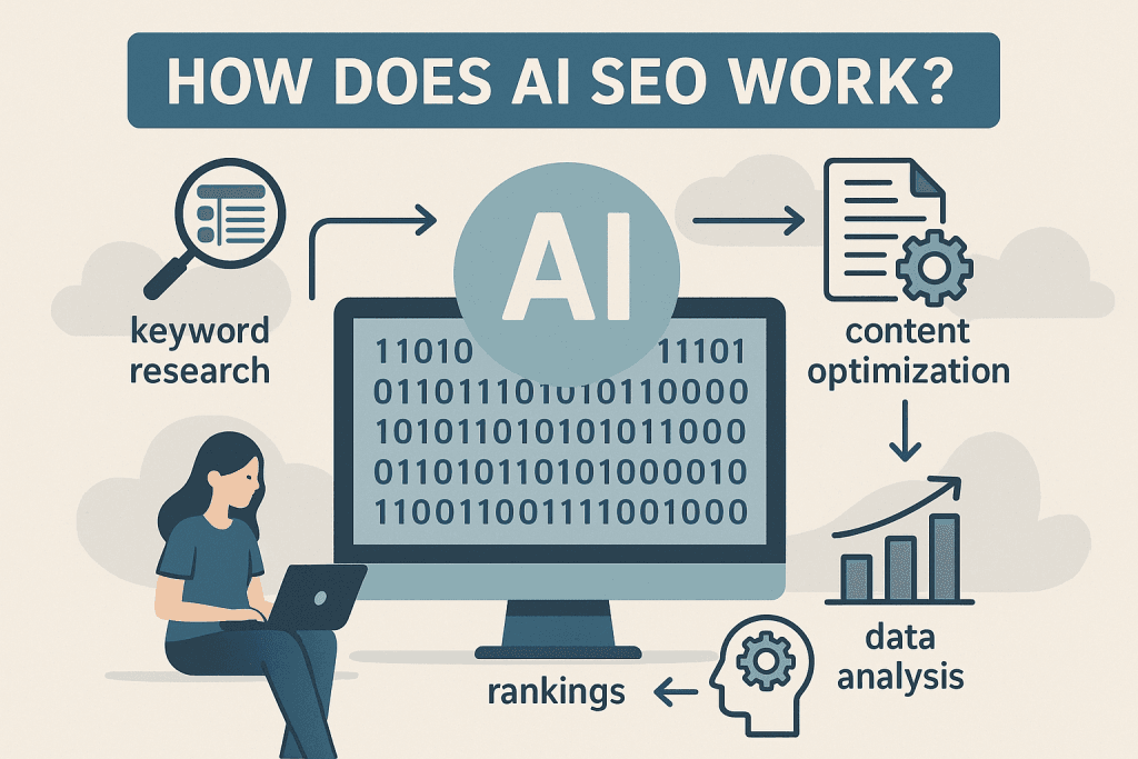 how does ai seo work for llms illustration